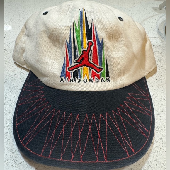 Nike Other - Vintage Nike Air Jordan Snapback Hat 90s Retro Jumpman Logo Embroidered